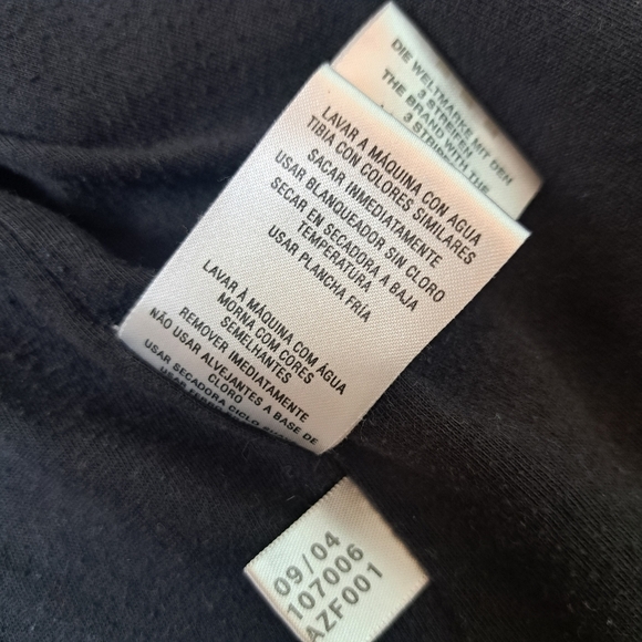 Adidas' Jacket Women Light Blue/Black L with front zipper - Picture 14 of 14